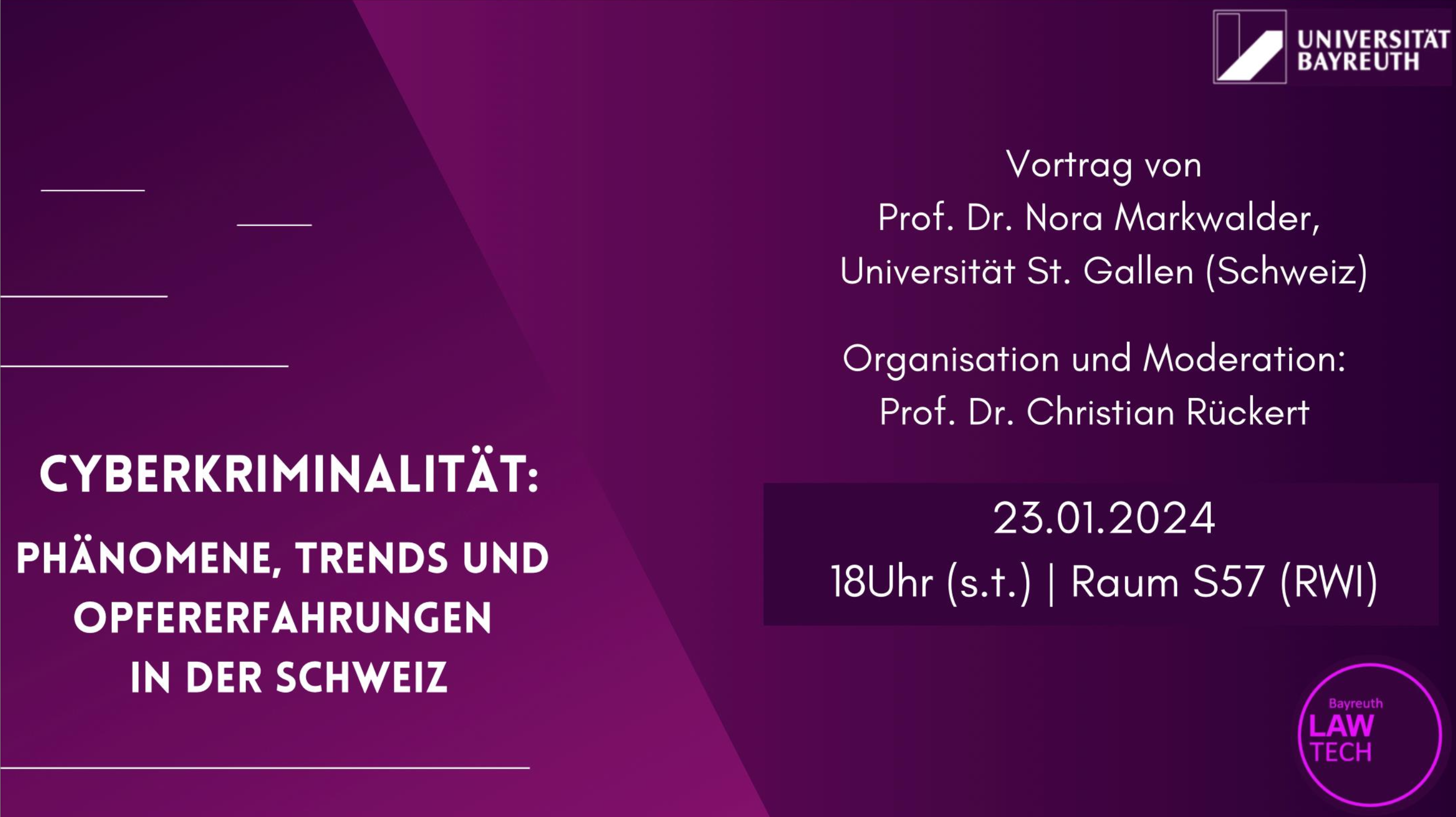 Einladung Vortrag Cyberkriminalität