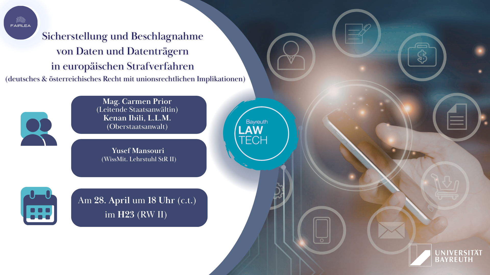 Vortragsankündigung